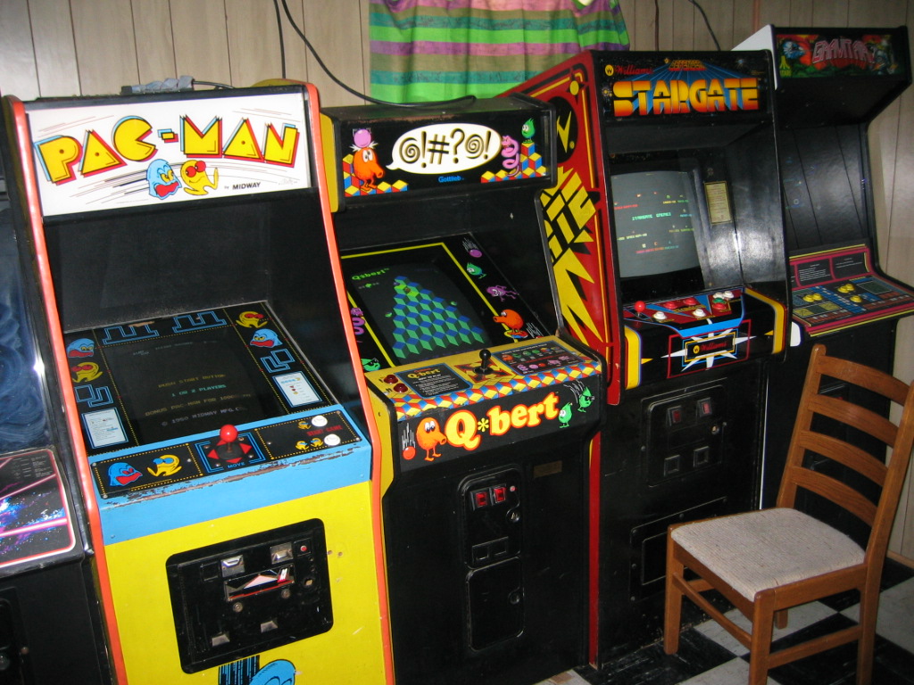 Pac-Man, Q*bert, Stargate, Gravitar