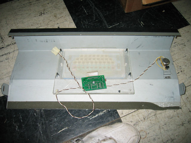 control panel back